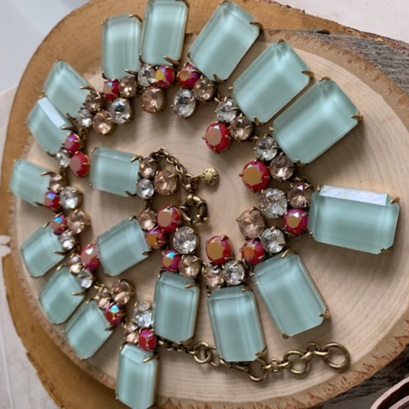 J. Crew Jewelry - 🔥LikeNew JCrew Frosted Lucite Multicolor Necklace